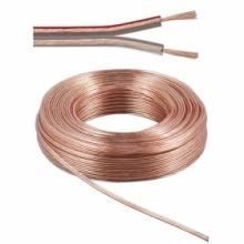 Bobin kabel ljudhögtalare 2x1.5mm² - GOOBAY - Transparent - Rent koppar OFC
