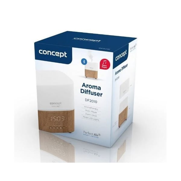 Aromadiffuser - KONCEPT - DF2010 - 300 ml - Bluetooth - Nattlampa 7 färger