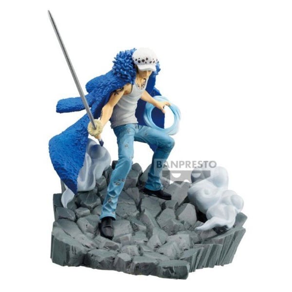 Figurin - Educa Borras - Trafalgar Law Senkozekkei - 20 cm - Slående detaljer - Blandat