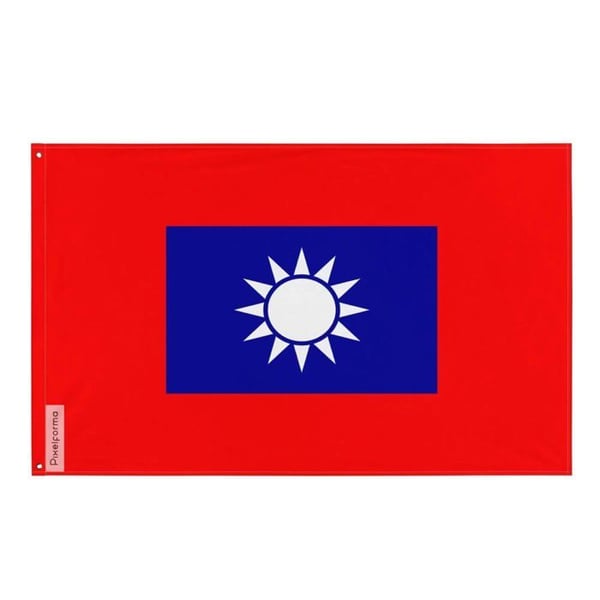 Flagga Republiken Kinas armé – 96 x 144 cm – Polyester – Metallöglor – Motståndskraftig