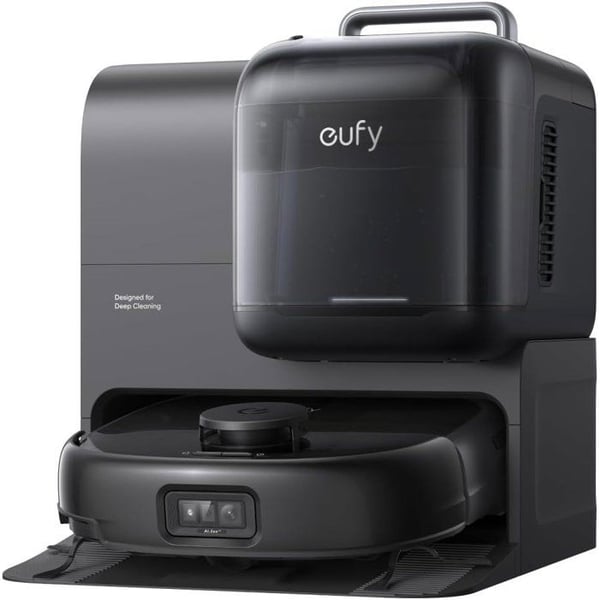 Robotdammsugare med mopp - EUFY Omni E28 - 20 000 Pa - Svart