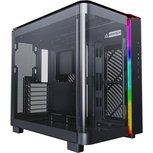 PC-chassi Midi-Tower - Montech - King 95 - Härdat glas - ARGB - Svart