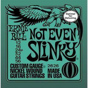 Snerter - Ernie Ball - 2626 Not Even Slinky Drop - Træk 012-056 - Ideel til drop tuning