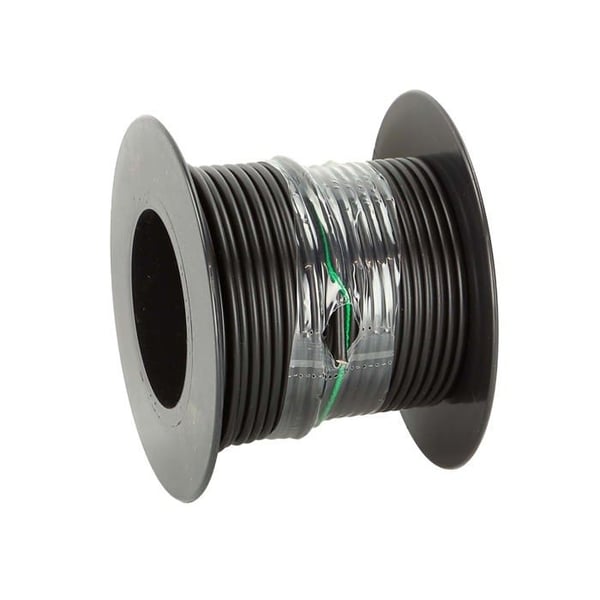 Strömkabel 1-5 mm² svart mini rulle 10 m
