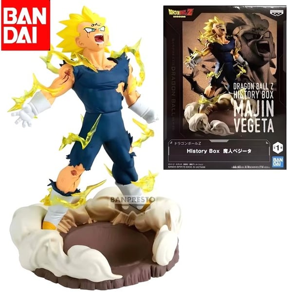 Figurine - BANPRESTO - Majin Vegeta - 14 cm - Dragon Ball Z - Förseglad låda