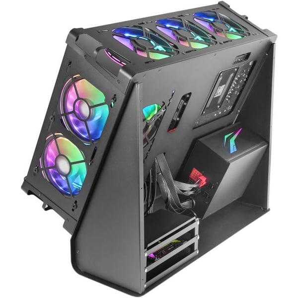 PC Gaming Chassi - Mars Gaming - MCB Svart - ATX XL - Dubbel Kammare - Custom Premium Utgåva