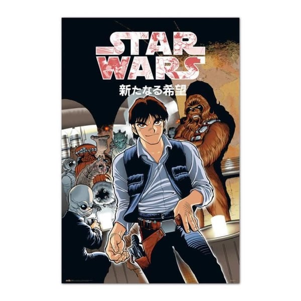 Affisch Star Wars Cantina Mos Eisley Manga