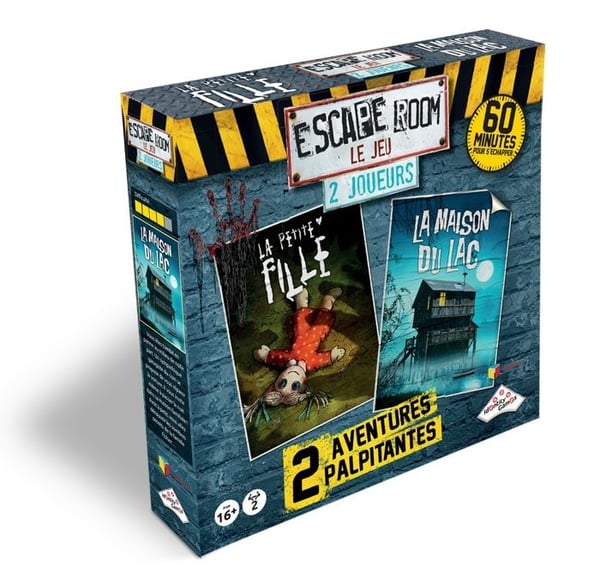 Escape Games - RIVIERA GAMES - Dual Player Skräck - Brädspel - Vuxen - 30 min