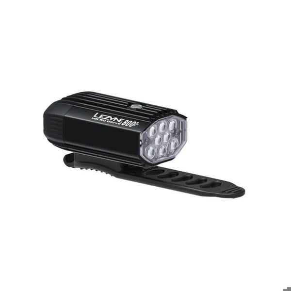 Cykelbelysning - LEZYNE - Micro Drive 800 + KTV DRIVE+ - 800 Lumen - USB-laddningsbar - IPX7