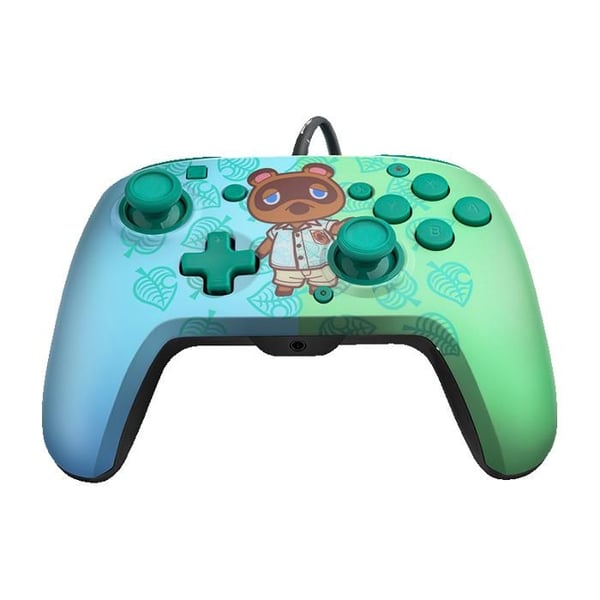 Wired Controller - PDP - Faceoff Deluxe - Animal Crossing: Tom Nook - Switch