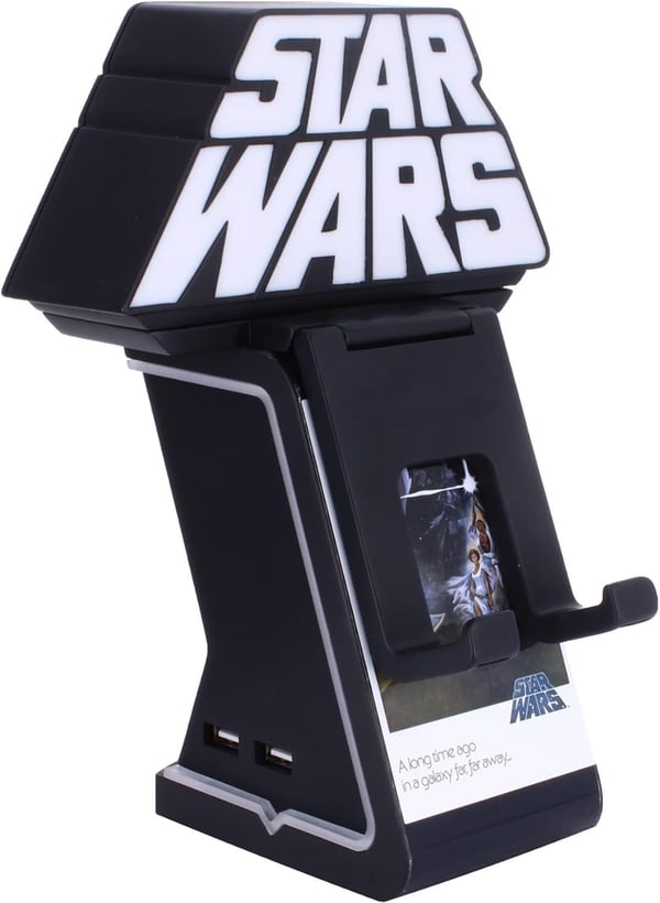 Figurine Star Wars Ikon Light Logo - EXQUISITE GAMING - Cable Guys - Stöd för hörlurar, smartphone eller liten tillbehör - 25 cm