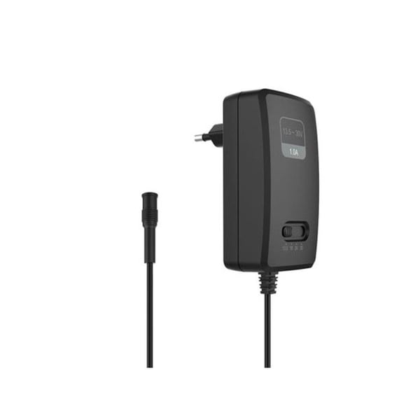HQ-Power universell nätadapter för dator- och elektronikapparater, justerbar utgång 13.5-30 VDC, 1 A, 30 W