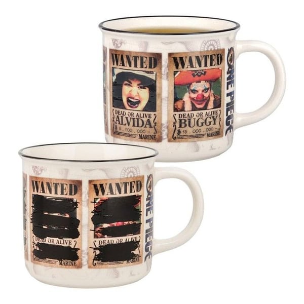Mugg - PALADONE PRODUKTER - One Piece - Termoeffekt - Porslin - Diskmaskinssäker