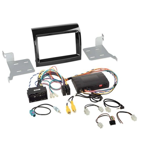 Kit 2-DIN kompatibel med Citroën/Fiat/Opel/Peugeot med OEM HU infoadapter