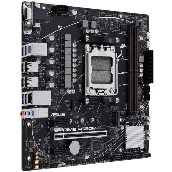 Moderkort - ASROCK - Prime A620M-E-CSM - Micro ATX - DDR5 - 96 GB