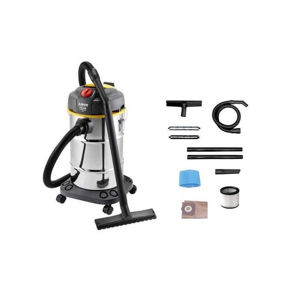 Vand- og støvsuger Lavor WTP 30 X 1600W rustfrit stål 30L med tilbehør