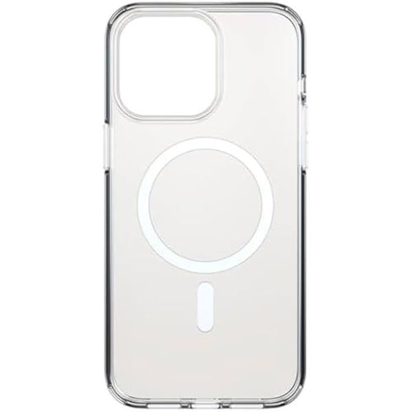 Black Rock Mag Clear Case för iPhone 15 Pro Max [Anti-gulnande Hölje] [Repfria Hölje] [Kompatibel med MagSafe] -