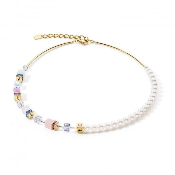 Halsband - COEUR DE LION - 5086/10-1522 - Rostfritt stål - Färgblandning - 42 cm + 6 cm förlängning