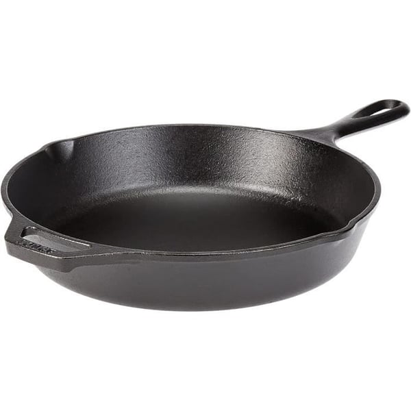 Valurautapannu - LODGE - 16,51 cm - Esikäsitelty - Induktiokelpoinen - Kiinteä kahva