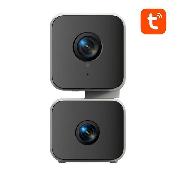 Overvågningssystem niveau Gosund IP-kamera intelligent WiFi dobbelt PC12 (1920 x 2160 H.265, Tuya)