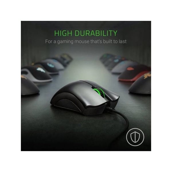 Pelihiiri - Razer - Deathadder Essential - 6400 DPI - Ergonominen - Langallinen