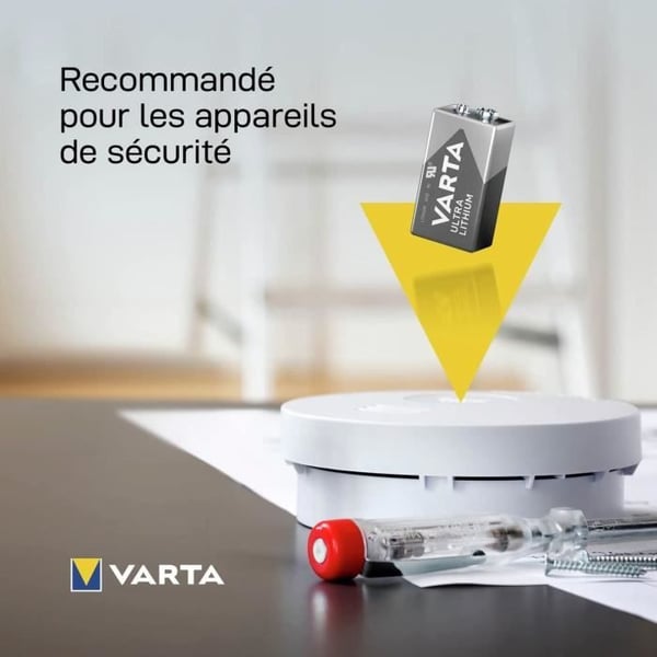 Litiumbatteri 6lr61 - VARTA - 6122301401