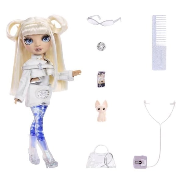 Rainbow High Sparkle & Shine Docka - Vit