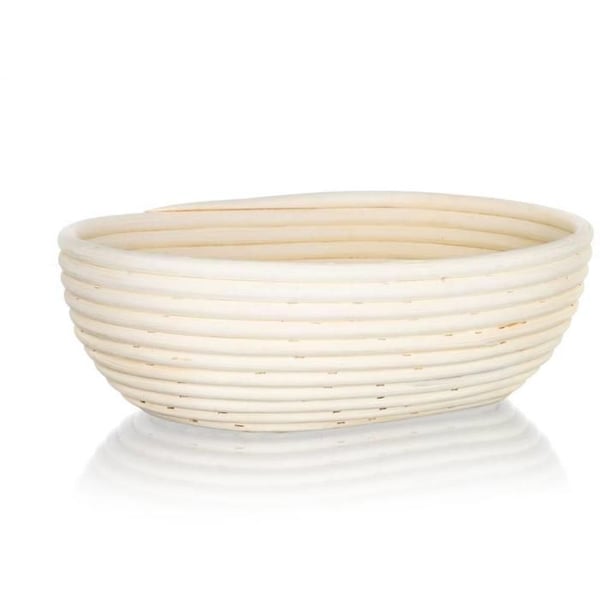 BANQUET NATURAL Platå för bröd med oval form 28 × 22 × 9 cm för att få brödet att jäsa.