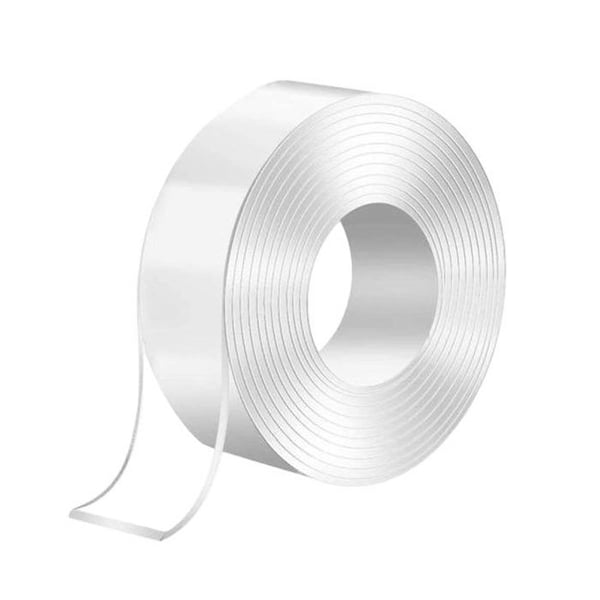 Tejp - AVIZAR - Nano Tape - 3cm x 1m - Vit - Fäste utan borrning