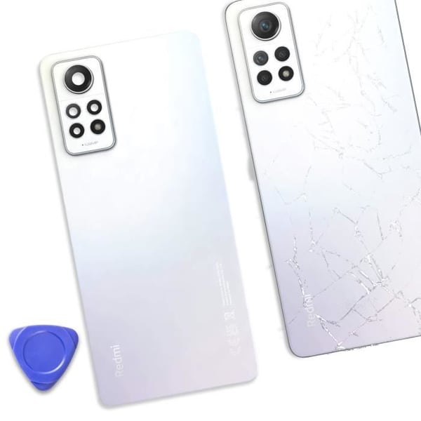 Batterilock - XIAOMI - Redmi Note 12 Pro 4G - Vit - Original Service Pack