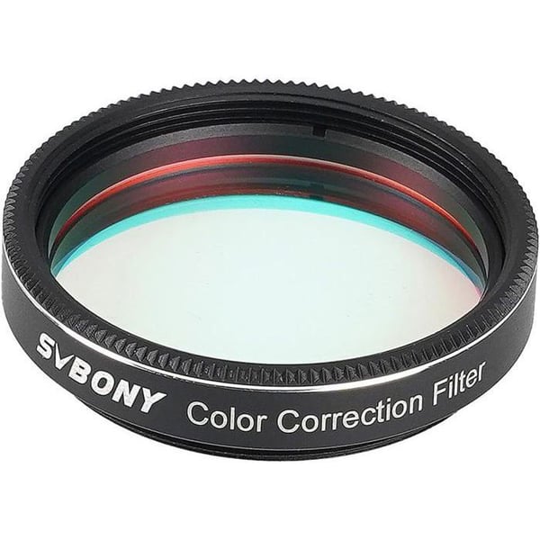 Svbony SV231 Teleskopfilter, Heltrådsfärgkorrigeringsfilter, Minska skadligt blått ljus, observera (1,25")