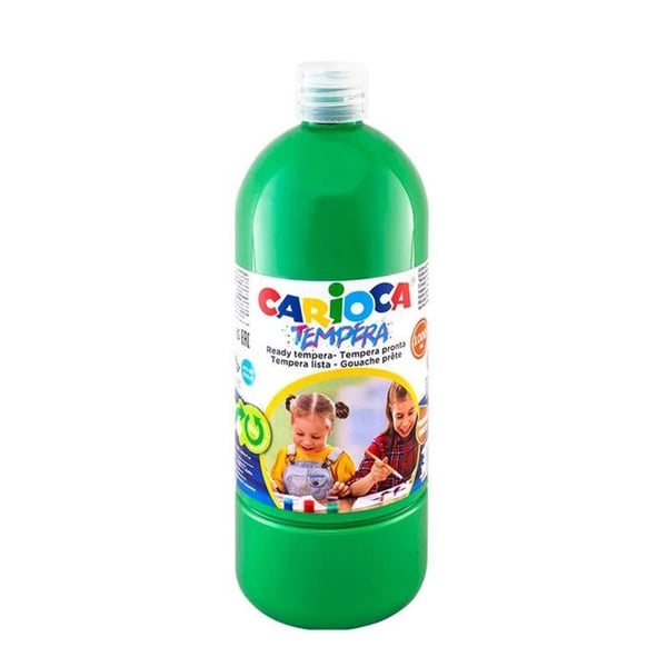 Flytande Gouachefärg - CARIOCA - GRÖN - 1 L - Klar att använda - Blandbara färger