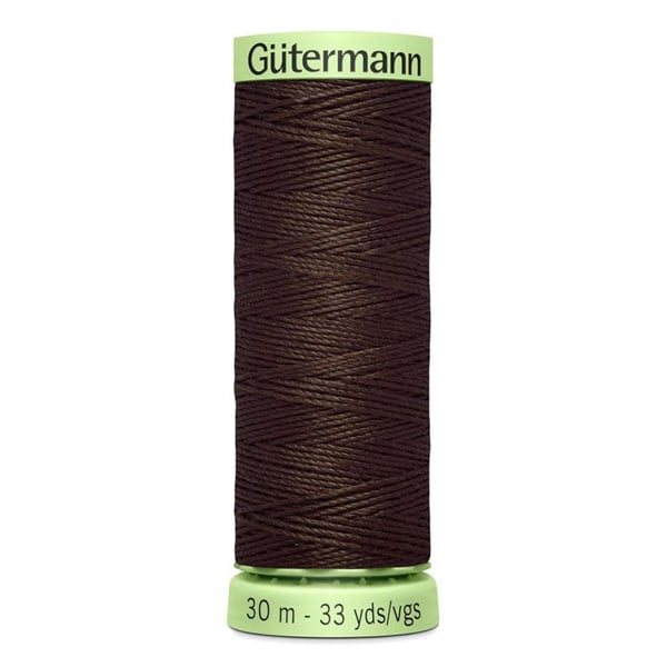 Parti 5x30m super hållbart 100% polyester - Att 696 - mörkbrun
