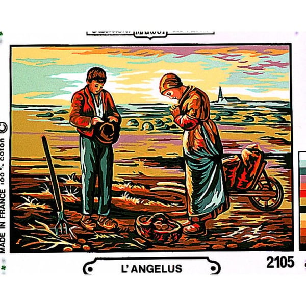 Canevas Pénélope Antique L'angelus 30x40cm