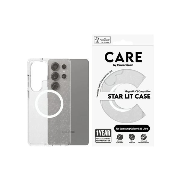 Fodral - PanzerGlass - Samsung Galaxy S25 Ultra - Transparent - Avancerat skydd - Elegant design
