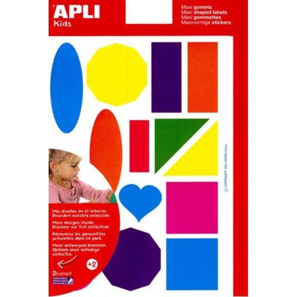 Apli Agipa - Klistermärken MAXI Geometriska former x 64