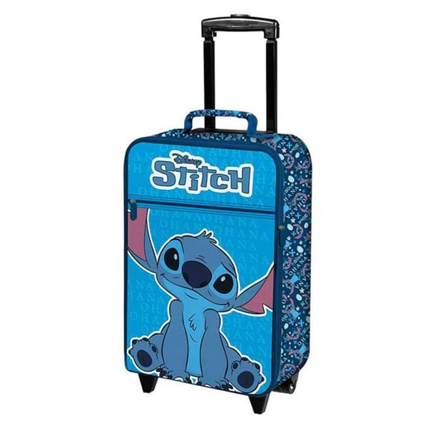 Halvstyv resväska Stitch Travel Trolley
