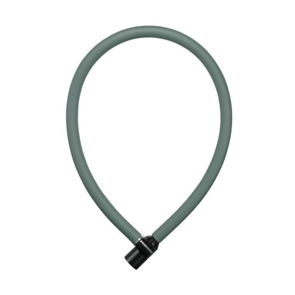 Cykellås kabel - AXA - 60 cm - Grön armé - Säkerhetsnivå 2 - Automatisk låsning - 2 nycklar ingår
