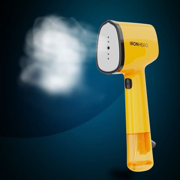 Cecotec Vertikal Dampjern Keramisk Sål IronHero V-1500 Essential Gul, Effekt 1500 W, Kontinuerlig damp 25g/min