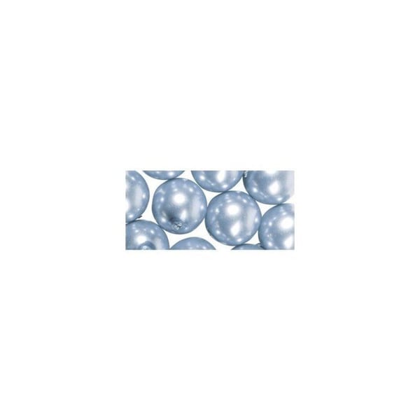 Renaissance Glaspärlor, 4mm ø, ljusblå, låda 85 st
