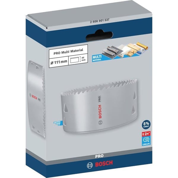 Borrar - BOSCH - PRO Multi Material - Ø 111 mm - Hållbar - Effektiv
