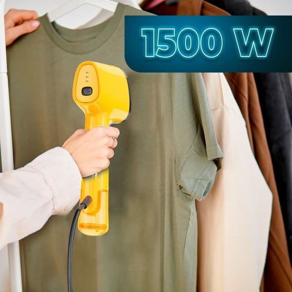 Cecotec Vertikal Dampjern Keramisk Sål IronHero V-1500 Essential Gul, Effekt 1500 W, Kontinuerlig damp 25g/min