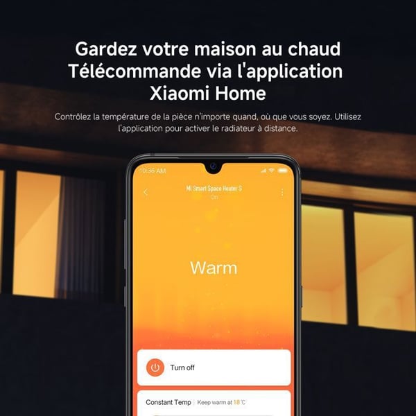 Värme - Xiaomi - DNQZNB05ZM - 2200W - El - Ansluten