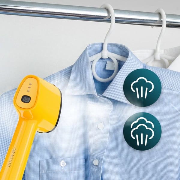 Cecotec Vertikal Dampjern Keramisk Sål IronHero V-1500 Essential Gul, Effekt 1500 W, Kontinuerlig damp 25g/min