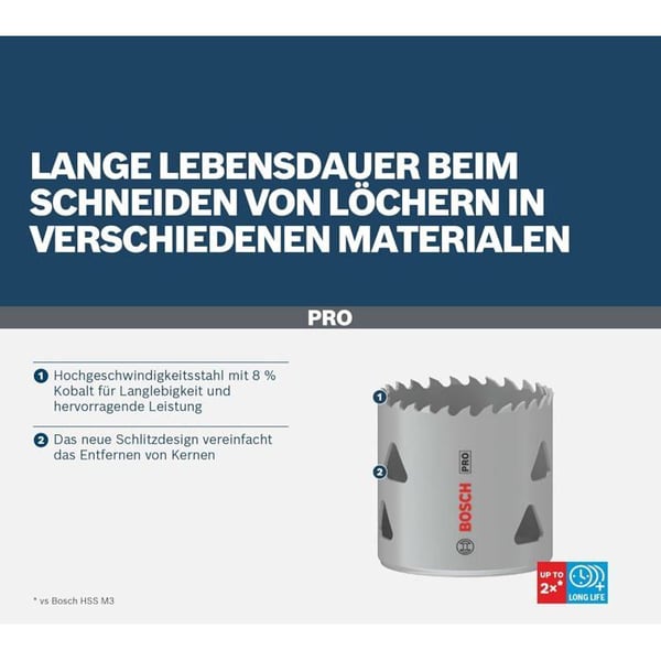 Borrar - BOSCH - PRO Multi Material - Ø 111 mm - Hållbar - Effektiv