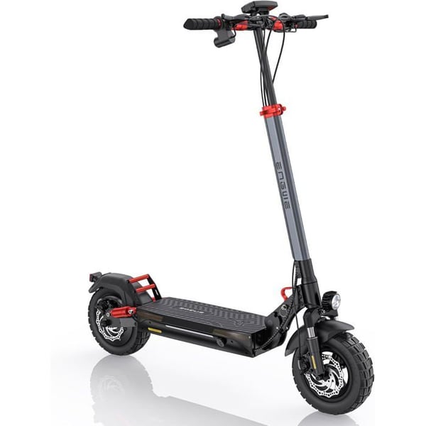 ENGWE Y600S - Sammenklappelig elektrisk scooter - Motor 830W - Batteri 48V 18,2Ah - Rækkevidde 70km - Max 45 km/h - 10'' Dæk - Grå