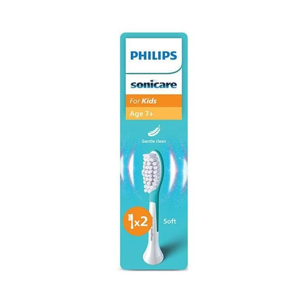 Tandborsthuvuden - PHILIPS - Sonicare for Kids - 2 borstar - 7 år och uppåt - Skonsam rengöring