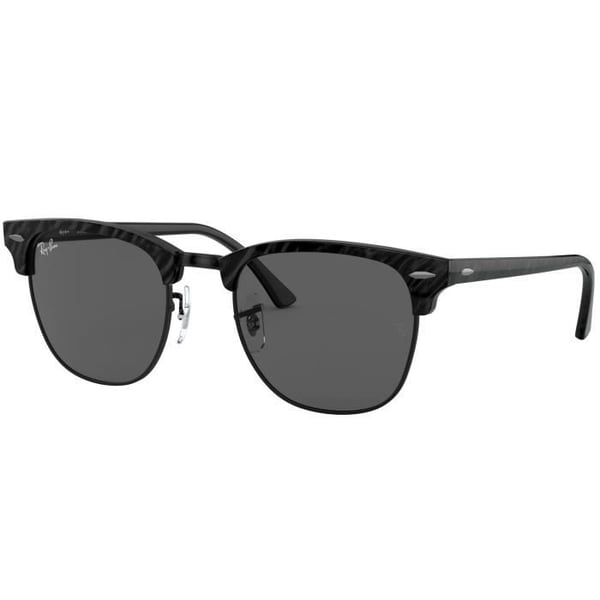 Solfjädrar - RAY BAN - CLUBMASTER RB 3016 - Svart/Grå - Acetat - Skyddskategori 2