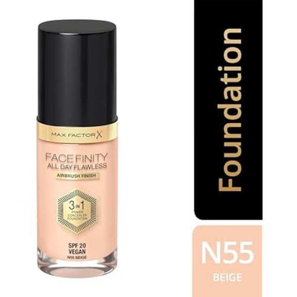 Foundation - MAX FACTOR - Facefinity 3 i 1 - Nyans Beige - SPF 20 - 30 ml