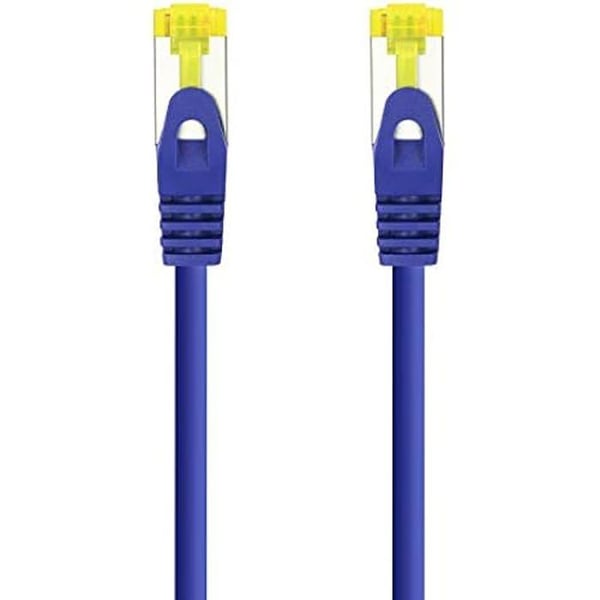 Nätverkskabel LSZH CAT.6A SFTP - NANO KABEL - 30 cm - RJ45 - Blå - AWG26